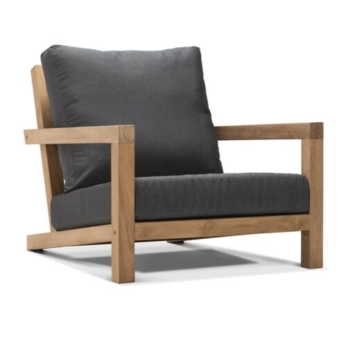Outdoor Club Chair Teak Wood Lupin