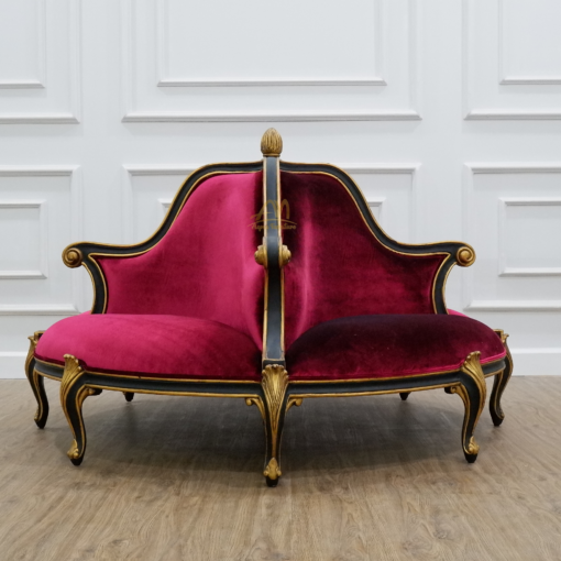 Luxury Classic Wooden Lounge Chair Baroco