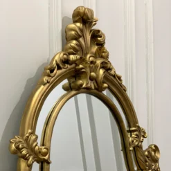 accent wooden carved mirror d