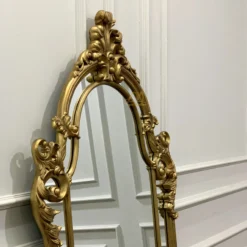 accent wooden carved mirror b