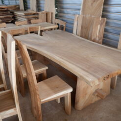 Suar Table natural big slab unfinish 04c