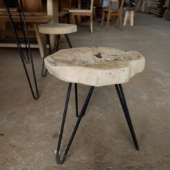 Tamarin Wood furniture exporter wooden tamarin Chair iron leg 5a