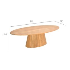 ODT06 B Outdoor dining table exporter Oval garden table