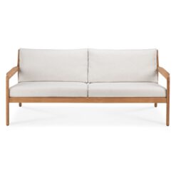 2 seat Outdoor sofa export Aqma teak wood furniture OS08 B