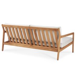 2 seat Outdoor sofa export Aqma teak wood furniture OS08 C