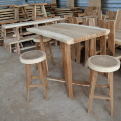 Suar wood Table set Aqma furniture exporter 03