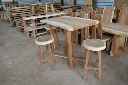 Suar wood Table set Aqma furniture exporter 03