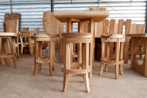 Suar wood table set, Aqma furniture exporter sets table 01a