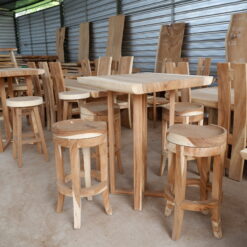 Suar wood table set, Aqma furniture exporter sets table 01b