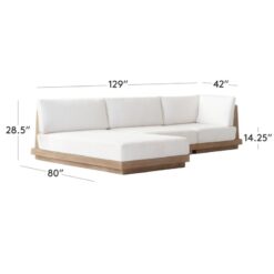 Sofa for outdoor use OS15 Aqma furniture exporter 3