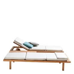 Aqma sun lounger exporter outdoor teak furniture lounger OSL03-2