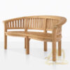 Teak Garden Bench 2 Seaters Banana