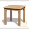 Teak Side Table 50 x 50 with Slatted Top Square