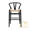 Counter Bar stool Wishbone Black