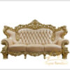 London Carved Sofa White 2 Seaters