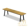 Teak Garden Bench Iron Legs