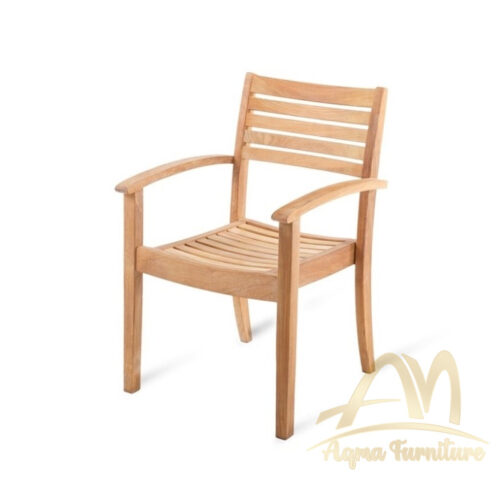 Teak Stacking Chair Malaga