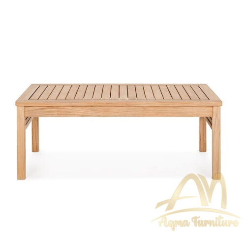 Teak Coffee Table with Slats