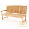Teak Bench with Armrest 3 Seat