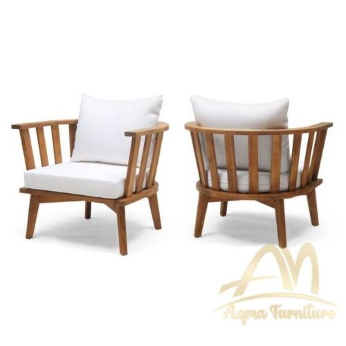 Teak Club Chair Sofa San Fransisco