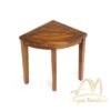 Triangle Teak Shower Bench Brown Color
