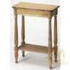 End Table Antique Whitewashed Color