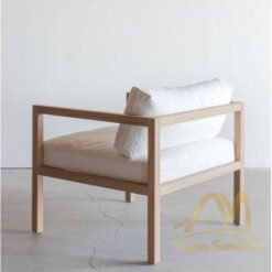 Teak Lounge Chair with Cushion Model Alabama - Teak garden sofa manufacture