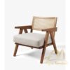 Teak Lounge Chair Pierre Jeanneret Dark Brown Color