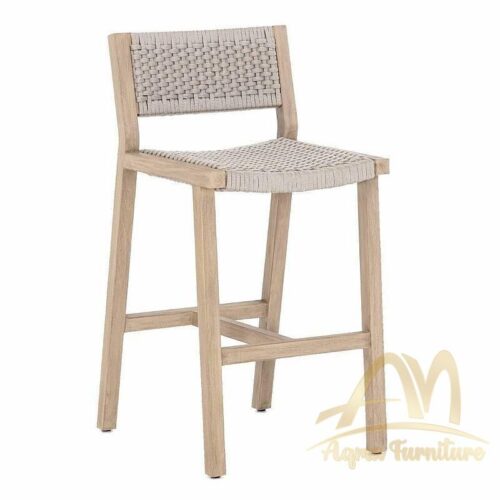 Venesia Bar Chair Rattan Wood