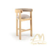 Copenhagen Bar Stools Wooden Fabric High Chair Copenhagen Bar Stools Wooden Fabric High Chair