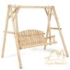Outdoor Branch Wood Garden Swing Chair