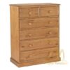 Chest of 6 Drawers Teak Wood American Style