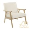 Accent Chair Teak Wood Miralda Natural Teak