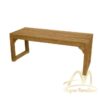 Straight Bench Garden 120 cm Teak Wood