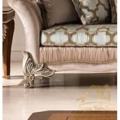 Tufted Sofa 3 Seaters Classic France - antique Handmade manufacture from Jepara Indonesia Furniture Craftmanship