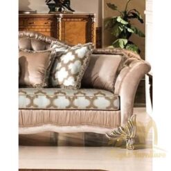 Tufted Sofa 3 Seaters Classic France - antique Handmade manufacture from Jepara Indonesia Furniture Craftmanship
