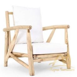 Teak Branch Drift Occasional Chair Maldives Resort Project - Teak Garden Outdoor Furniture Jepara manufacture from Indonesia Handmade and Craftmanship