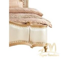 Egypt King Bed Classic with Gold Color - antique Handmade manufacture from Jepara Indonesia Furniture Craftmanship
