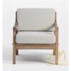 Bali Teak Lounge Chair Fine Sanded with Cushion Bali Teak Lounge Chair Fine Sanded with Cushion