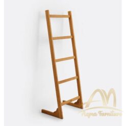 Teak Towel Ladder Natural Fine Sanded - Modern Furniture Handmade solid wood from Indonesia Manufacture