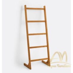Teak Towel Ladder Natural Fine Sanded - Modern Furniture Handmade solid wood from Indonesia Manufacture