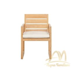 Relax Dining Chair Outdoor Fine Sanded - Teak Garden Outdoor Furniture Jepara manufacture from Indonesia Handmade and Craftmanship