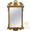 Baroque Style Giltwood Wall Mirror Gold Color
