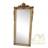 Baroque Style Parcel Gilt Swag Full Length Dressing Mirror