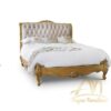 Beaulieu Gold Painted Bed Solid Wood