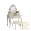 France White Dressing Table With 3 Drawers