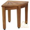 Teak Wood Bathroom Side Bench