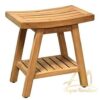 Shower Bench Solid Teak Wood
