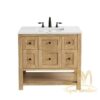 Single 36 Inch Vanity Bath Teak Wood No Marble Single 36 Inch Vanity Bath Teak Wood No Marble