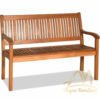 Solid Teak Wood Garden Bench 2 Seater Waterbase Color
